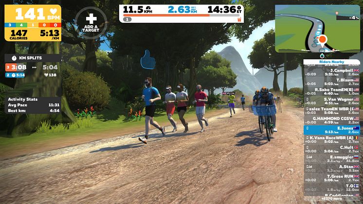 Zwift Run #2