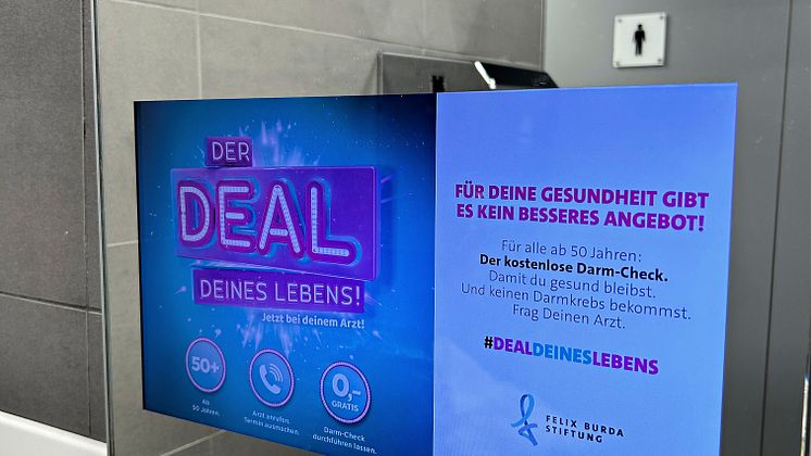 DealDeinesLebens: DOOH am Waschbecken