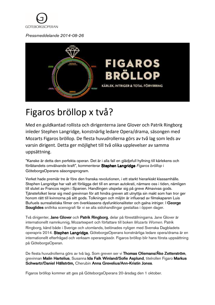 Figaros bröllop x två? 