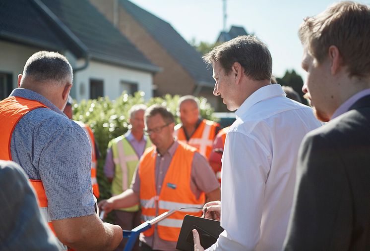 Mönchengladbach Baustellenbesichtigung