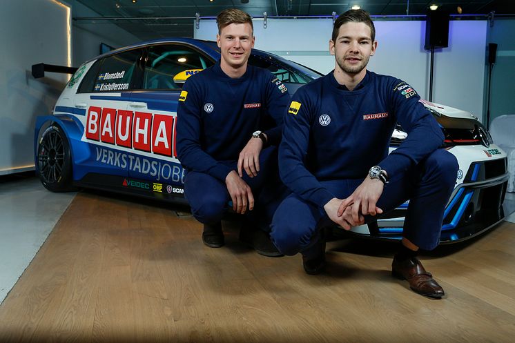Johan Kristoffersson och Fredrik Blomstedt är förarna i Kristoffersson Motorsports STCC-satsning.