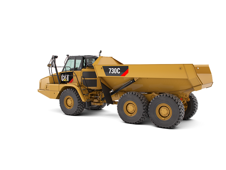 Cat 730C dumper - vänster sida