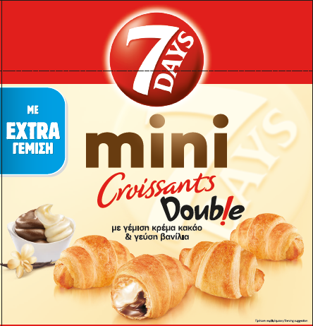 7DAYS mini croissants doub!e