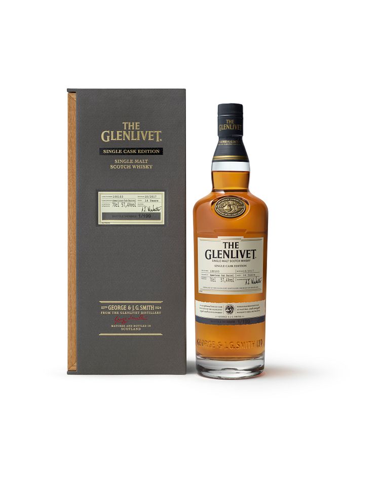 The Glenlivet Single Cask „#100103“ in attraktiver Box