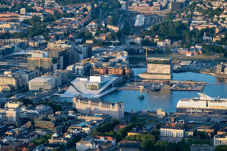 Kulturområdet Bjørvika. 