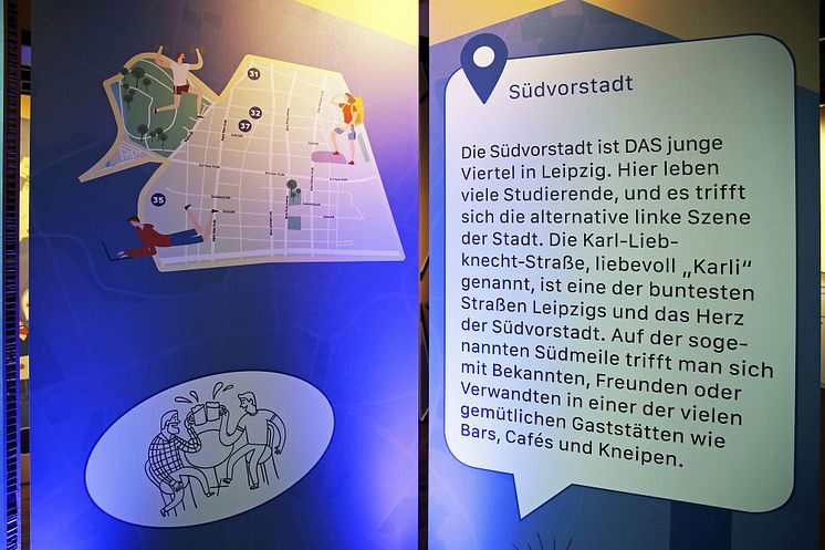 Blick in die Ausstellung - Facebook Community City Guide Leipzig