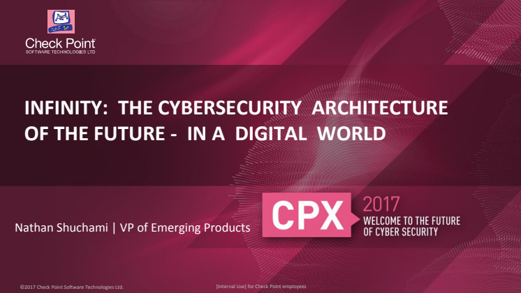 Check Point Infinity - Framtidens säkerhetsarkitektur i en digital värld