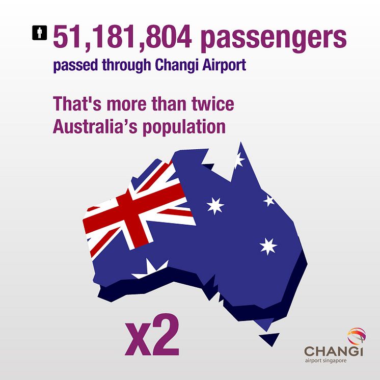 Total number of passengers handled in 2012