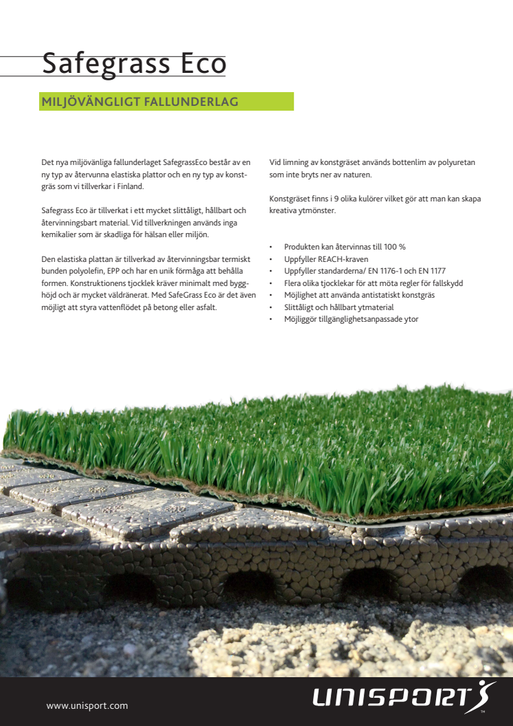 Produktblad - Safegrass Eco
