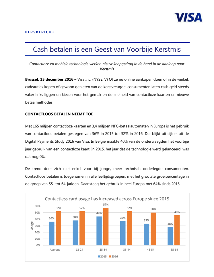 Cash betalen is een Geest van Voorbije Kerstmis 