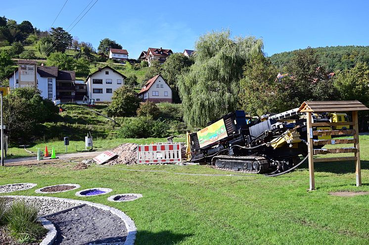 Spülbohrung bei Heimbuchenthal