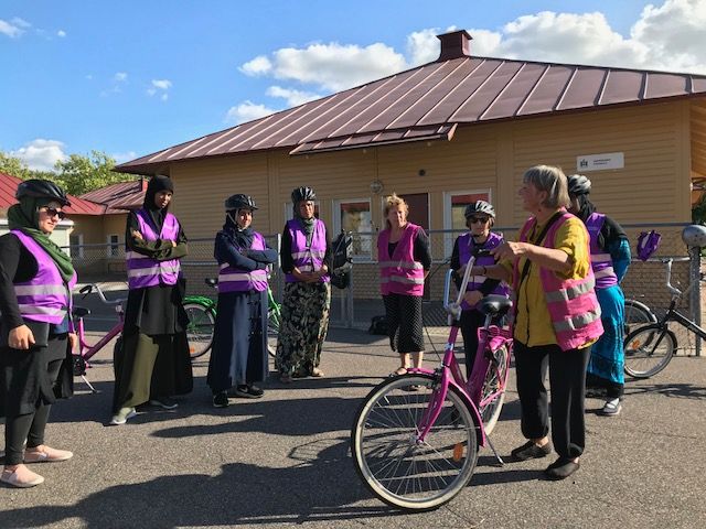 Cykelskola med Rosengård fastigheter