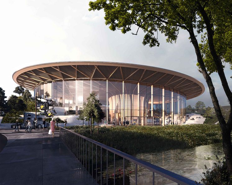 Volvo besökscenter visionsbild