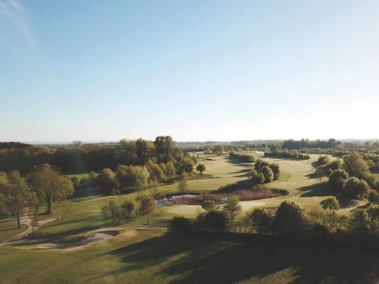 Golf course with great views.