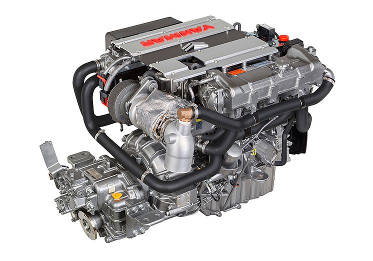 Hi-res image - YANMAR - YANMAR 4LV Series of common rail engines (right side back)