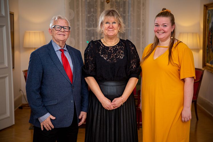 Vardagshjältar. Från vänster: Kent Carlsson (Ale), Ann Svahn Lindholm (Mölndal), Emma Ivarsson (Härryda)