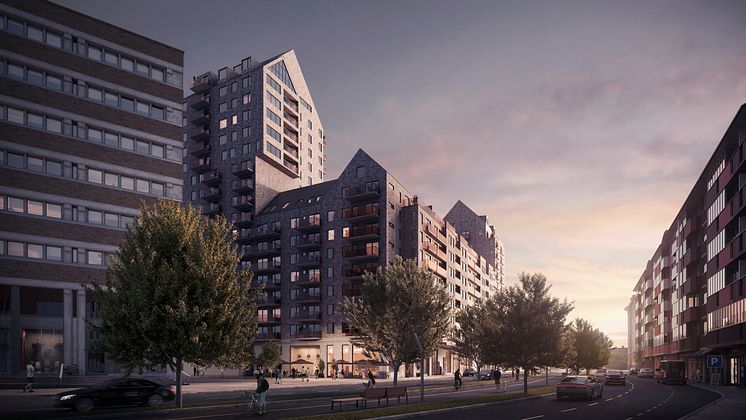 Bygglov för nybyggnad av flerbostadshus på Heden 