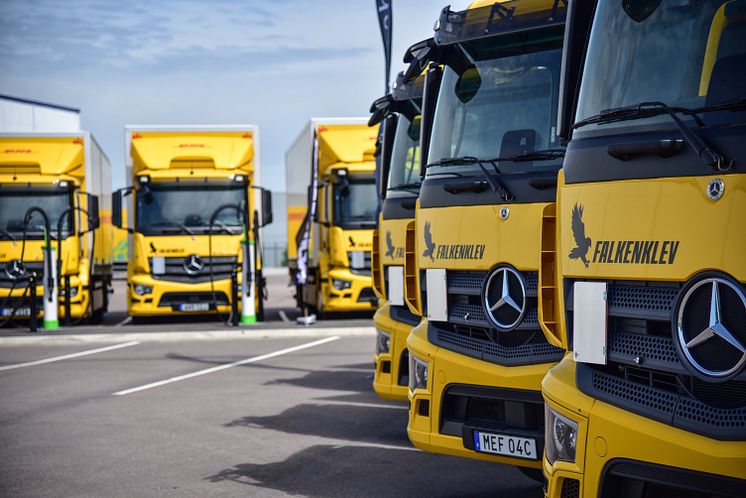 eActros 300 hos Falkenklev Logistik