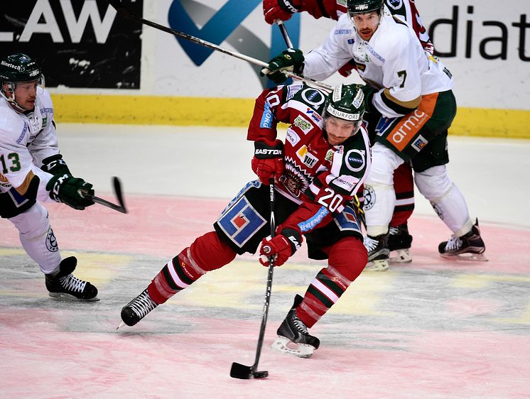 Joel Lundqvist, forward och lagkapten i Frölunda HC