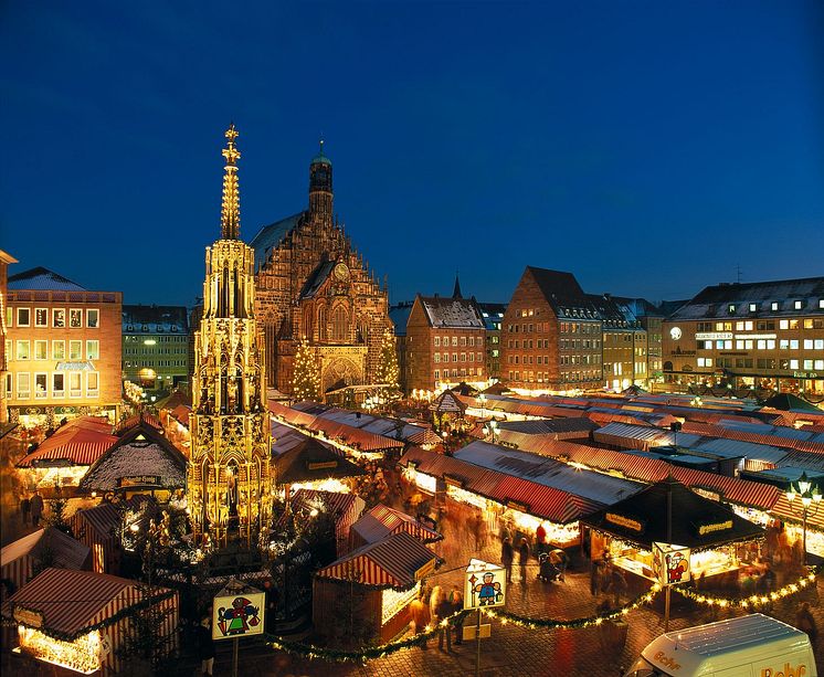 Julmarknaden Christkindlesmarkt i Nürnberg