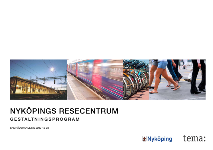 Resecentrum Nyköping, gestaltningsprogram
