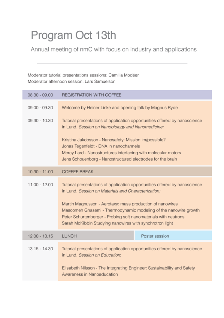 Pressinbjudan: NanoForum: Connect 2014