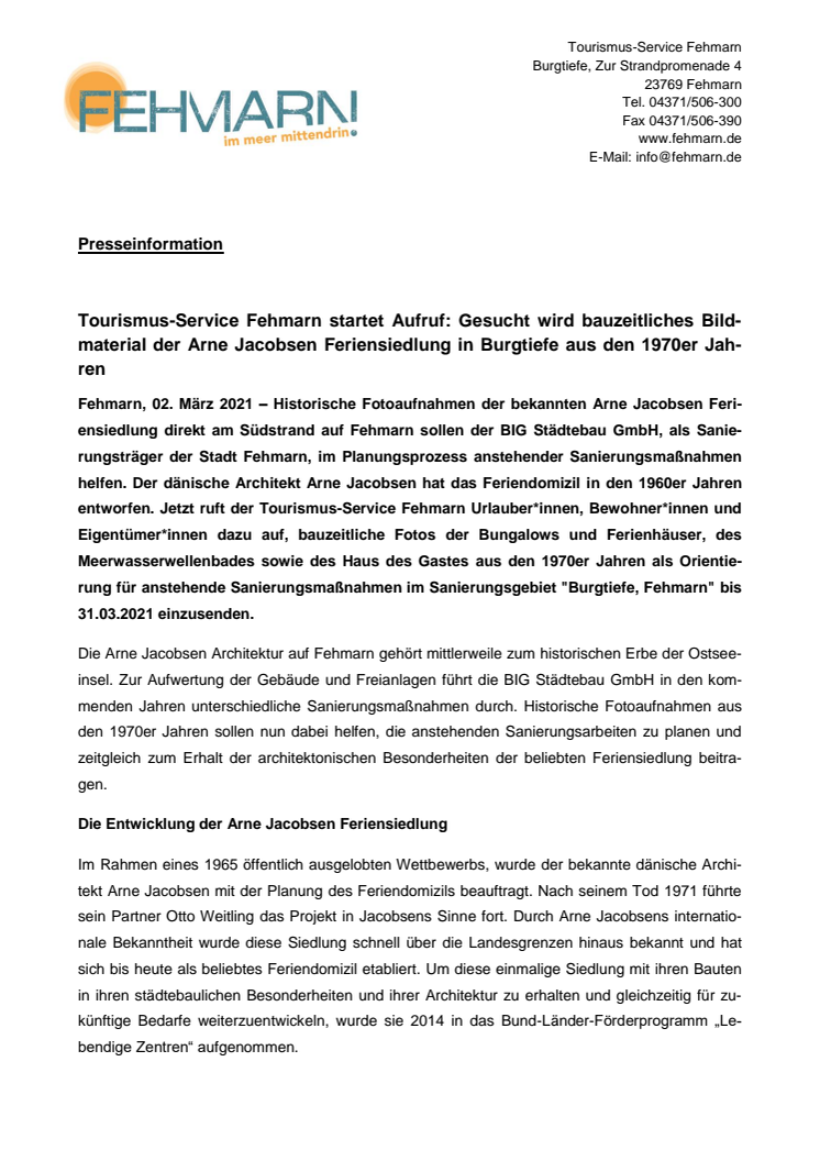 Pressemitteilung_Tourismus-Service Fehmarn startet Aufruf_historisches Bildmaterial.pdf