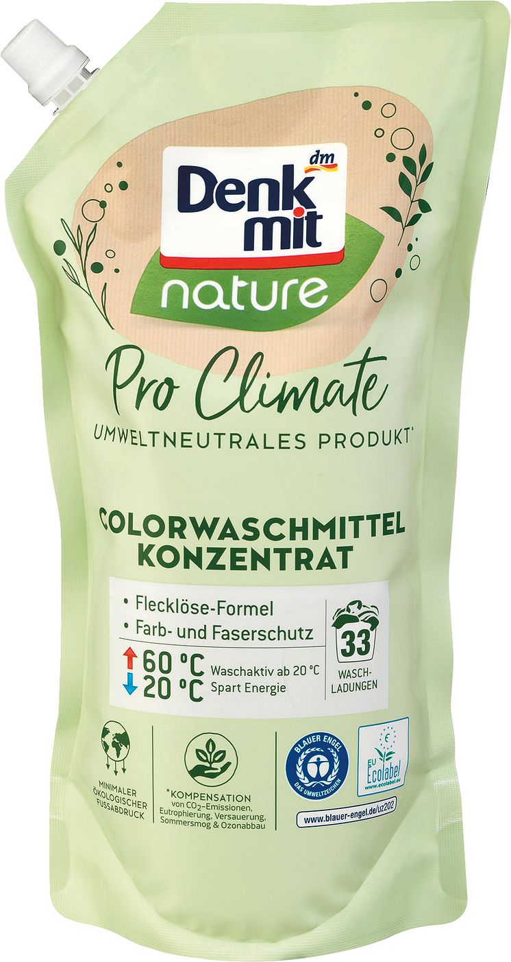 Denkmit Pro Climate Colorwaschmittel Konzentrat nature