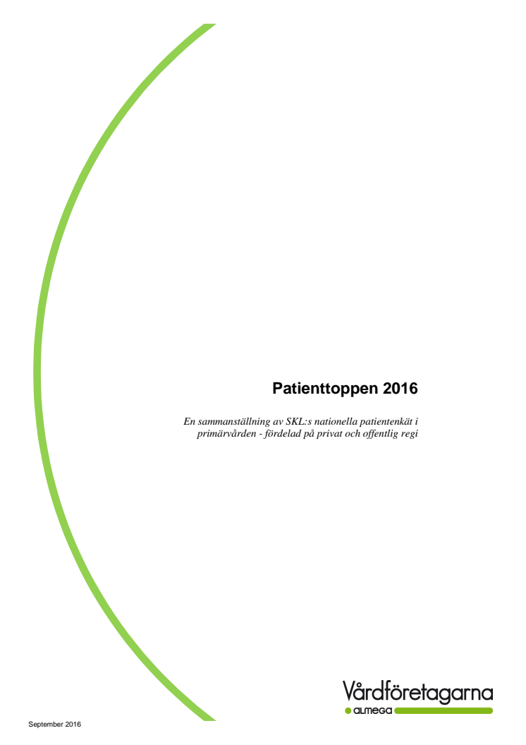 Patienttoppen 2016