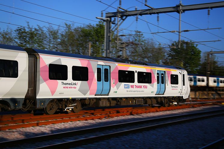 Thameslink train wrap