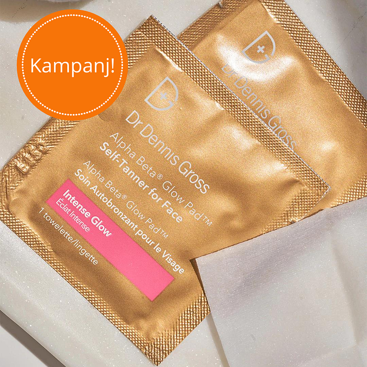 Dr Dennis Gross Alpha Beta Glow Pad Face kampanj