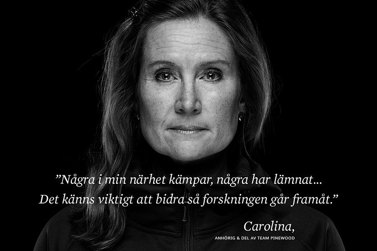 Pinewood mot cancer Carolina Sjögren
