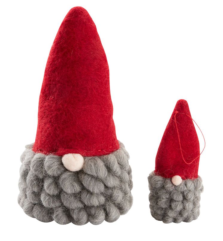 Lutin de Noël MUGGLESTEN H17 et H31cm