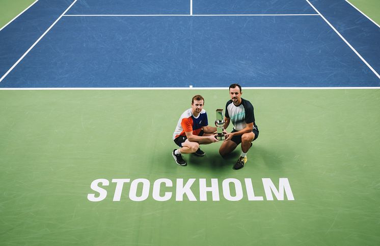 Andrey Golubev och Denys Molchanov i BNP Paribas Nordic Open 2023