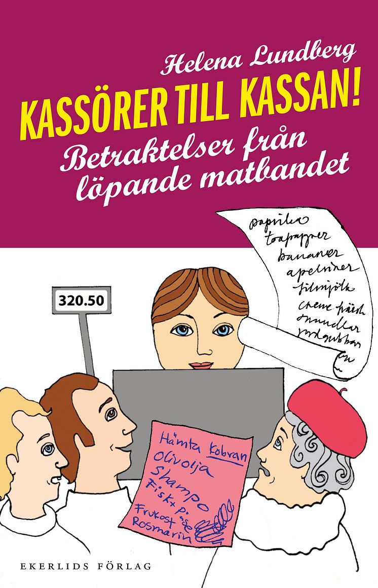 Omslagsbild för boken Kassörer till kassan av Helena Lundberg