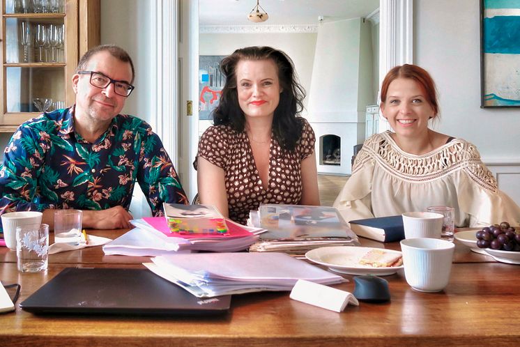 Fra venstre: Regner Grasten, Leonora Christina Skov og Puk Grasten