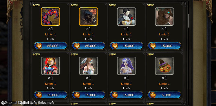 Castlevania_Halloween Rewards