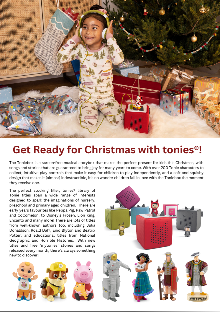 Get Ready for Christmas with tonies®!