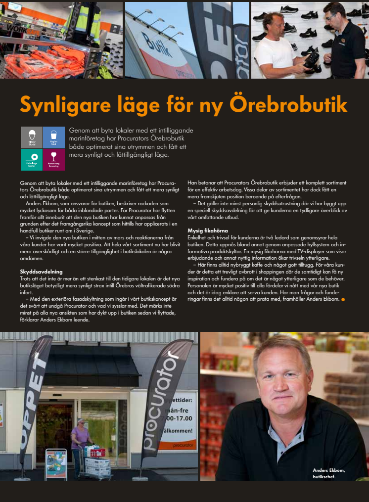 Procurators Örebrobutik på ny adress