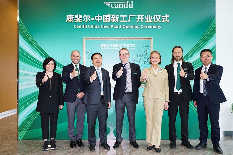 Distinguishes Guests at Camfil China inauguration 2023
