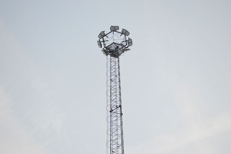 Mastbelysning Piteå Hamn