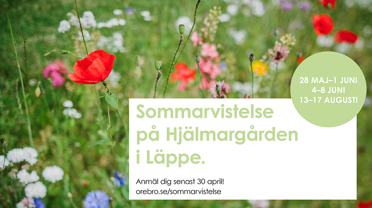 Sommarvistelse 2018.