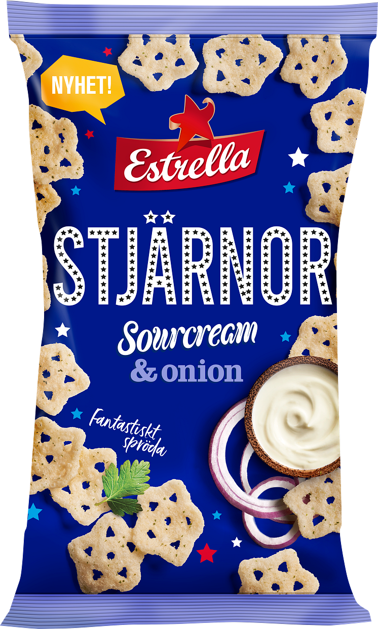 Estrella Stjärnor Sourcream & Onion 2021