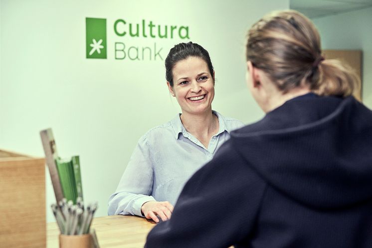 Resepsjonen i Cultura Bank