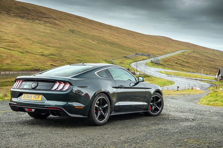 Mustang Bullitt på Isle of man