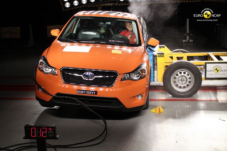Subaru XV erhöll fem stärnor i Euro NCAP 2011
