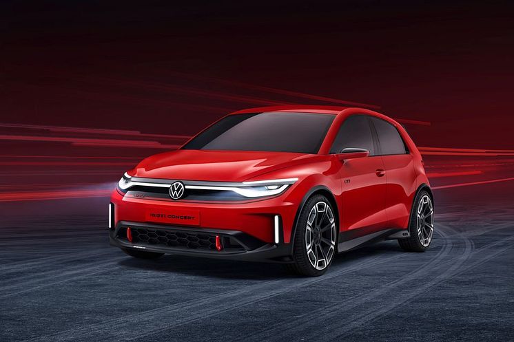Världspremiär för eldrivna konceptbilen Volkswagen ID. GTI Concept.