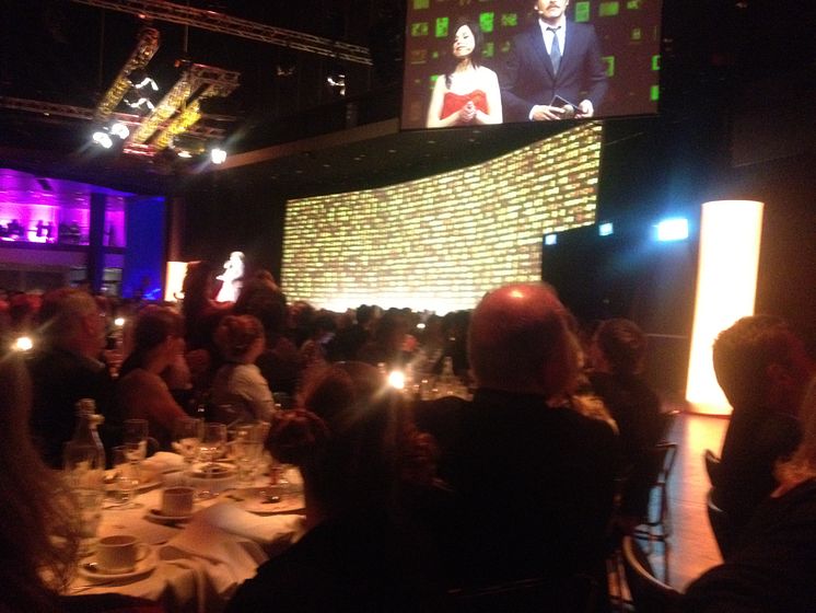 The glittering Guldägget awards - the view from our table. Congratulations to all last nights' winners.