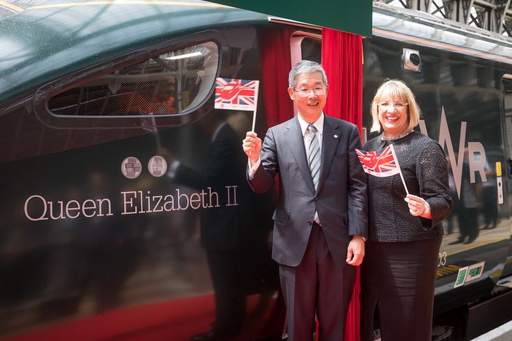 Queen names Hitachi Intercity Express train