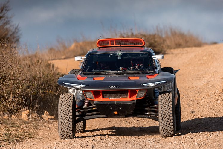 Audi RS Q e-tron - Dakar test Frankrig (nov2023)